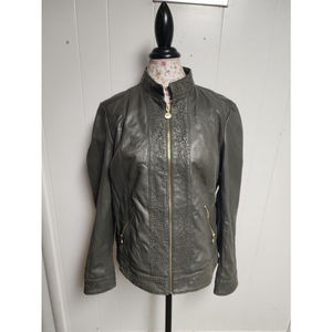 Betsey Johnson vintage leather jacket